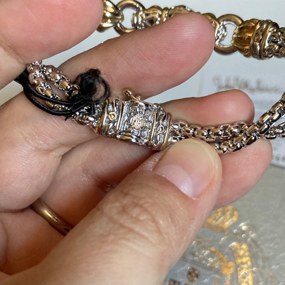 John Medeiros Silver and Gold Bracelet - Picture 5 of 5